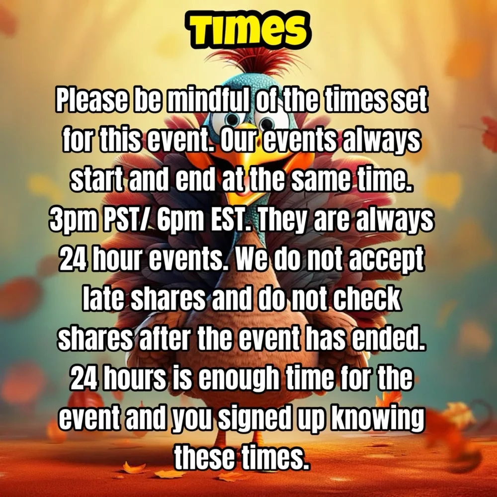 TY ALL 4 ANOTHER GREAT EVENT! SEE U NXT TIME! Happy 🦃 day! 💕 - Picture 3 of 10